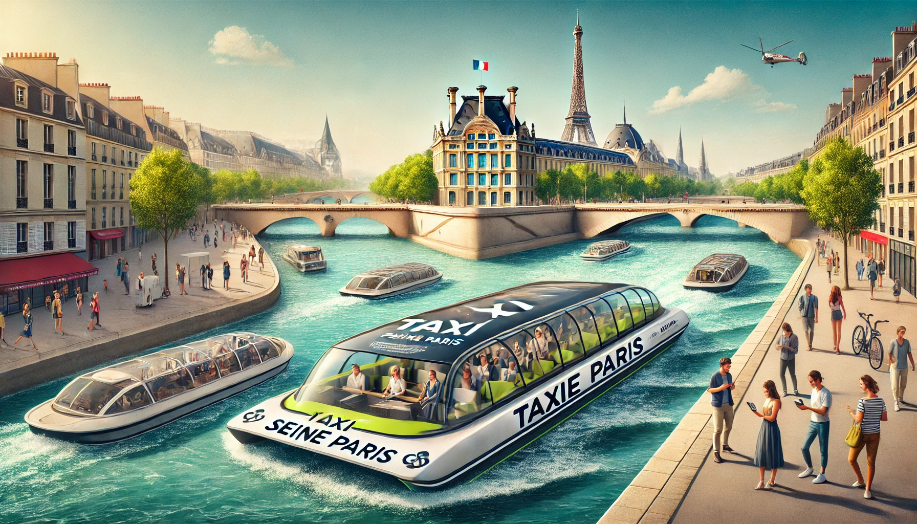 Des Navettes Fluviales Écologiques entre le Louvre et la Tour Eiffel