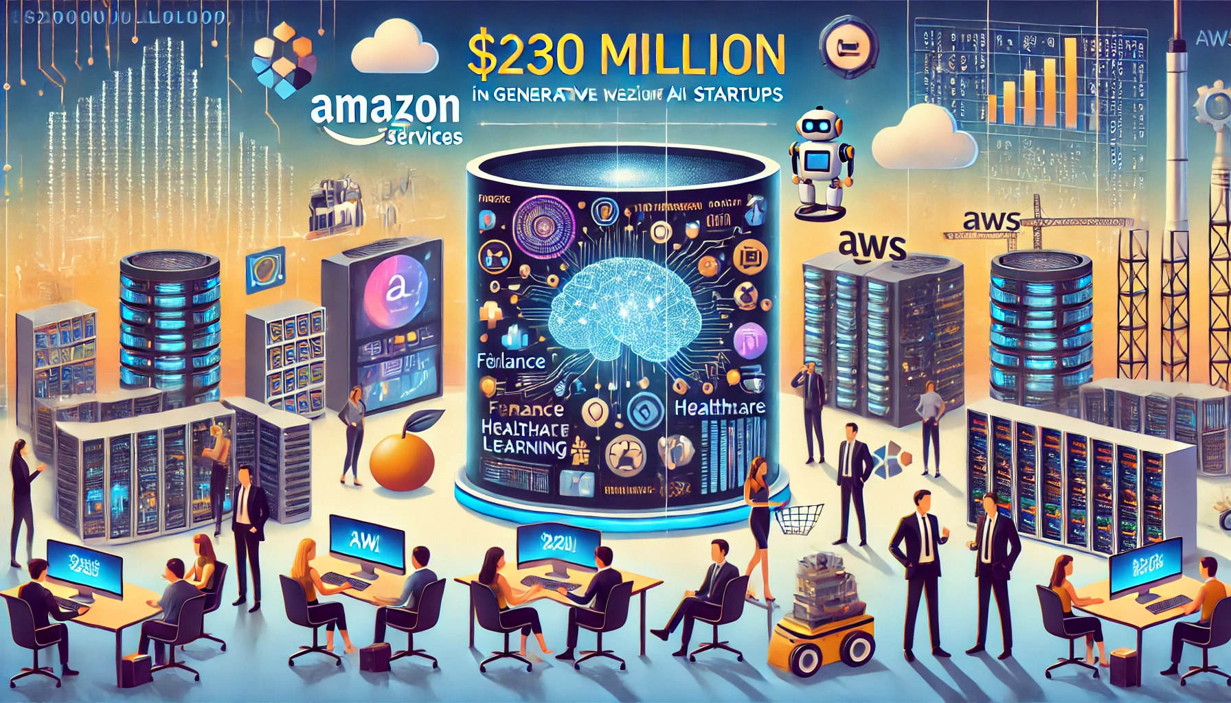 Amazon Investit 230 Millions de Dollars pour Soutenir des Start-up d'IA Générative