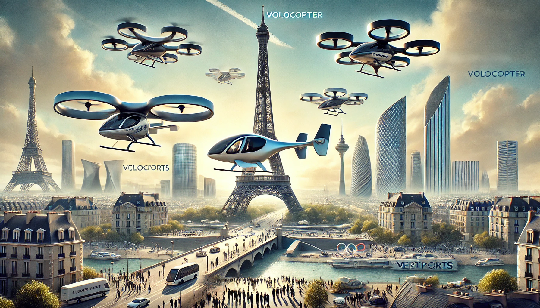 Volocopter Autorisé à Tester ses Taxis Volants à Paris
