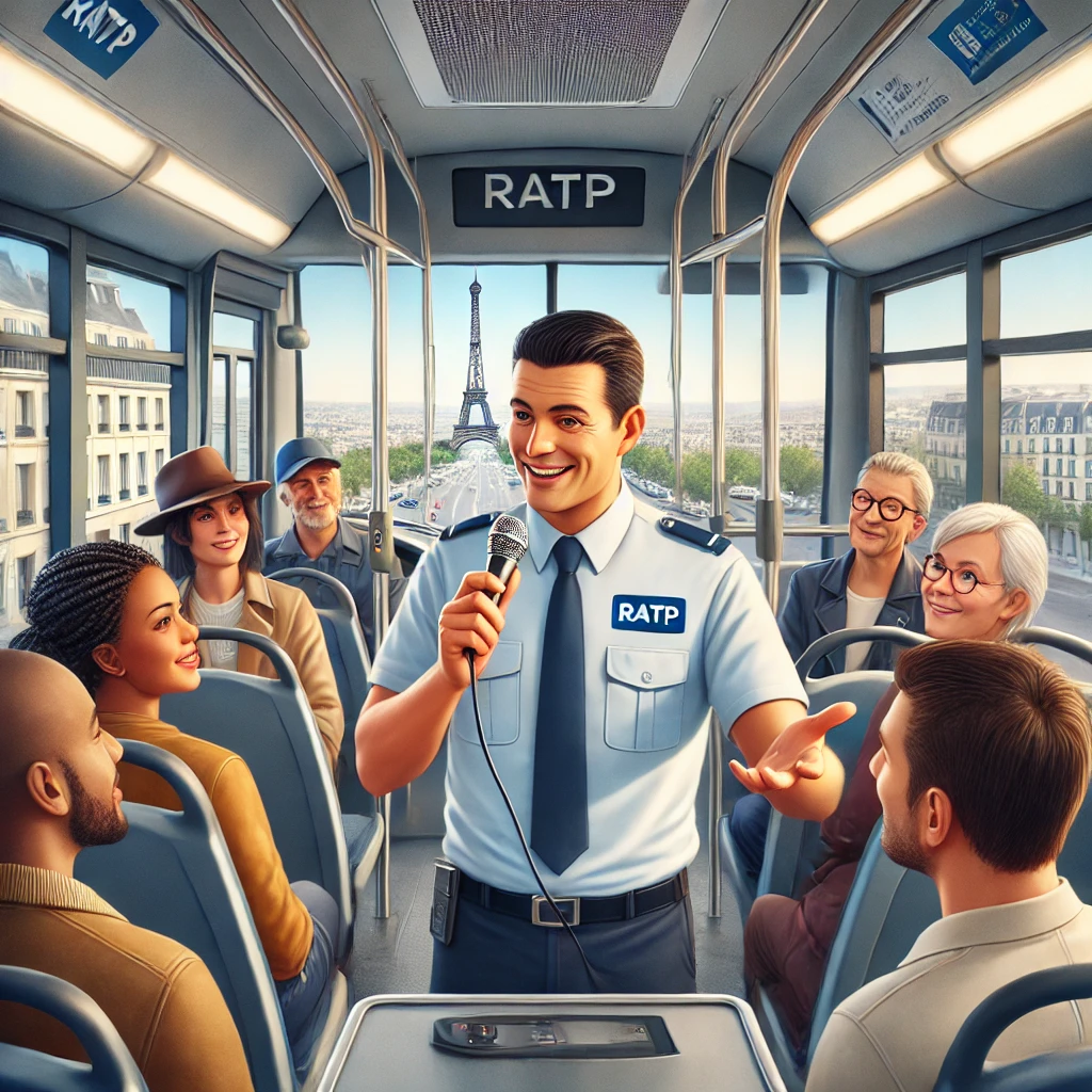 Formation des chauffeurs RATP pour les JO 2024
