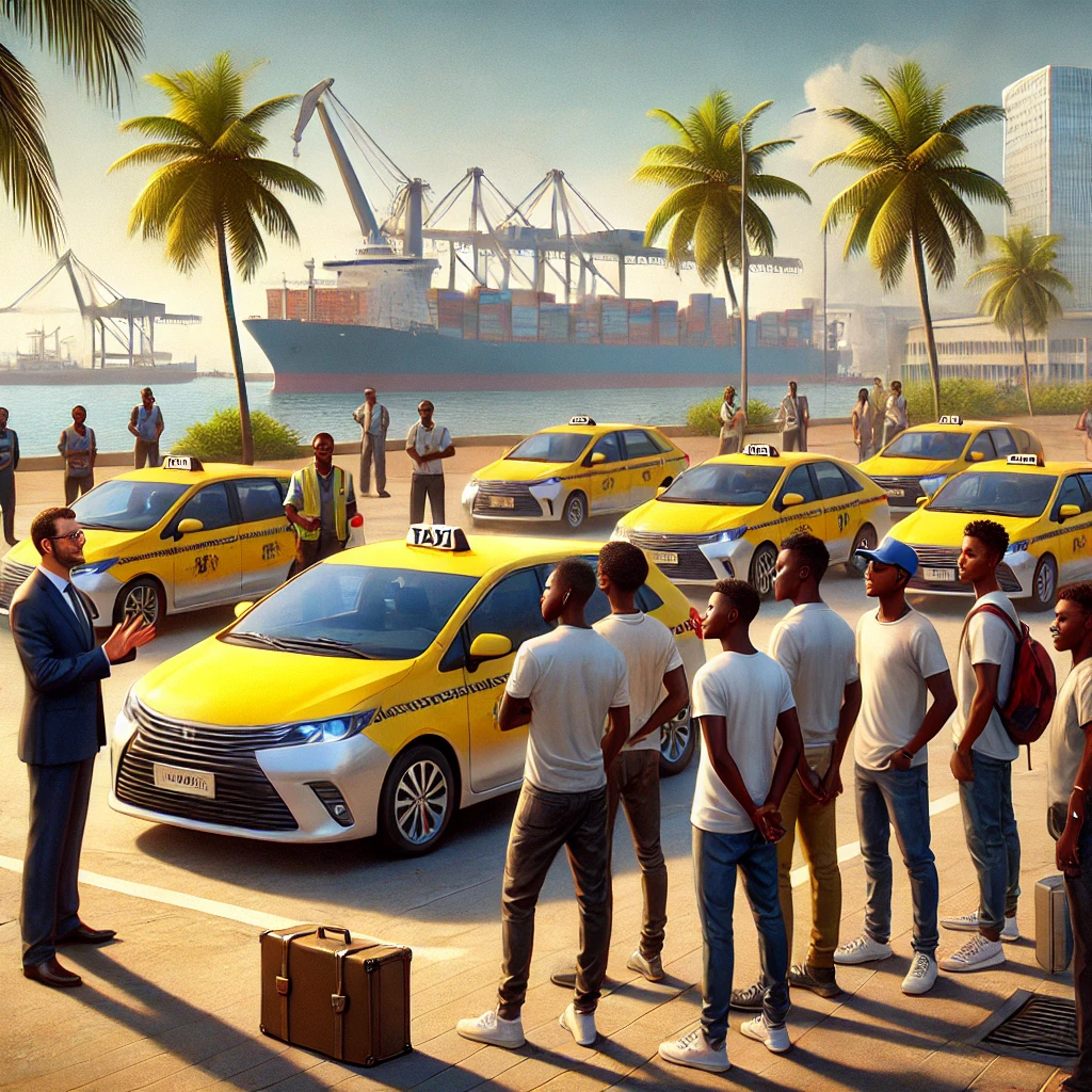 Des taxis pour l'autonomisation des jeunes au Gabon