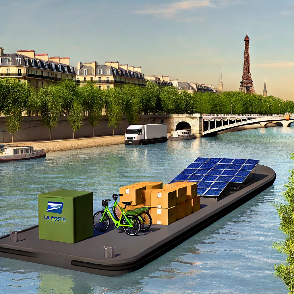 Livraison fluviale sur la Seine dès 2026