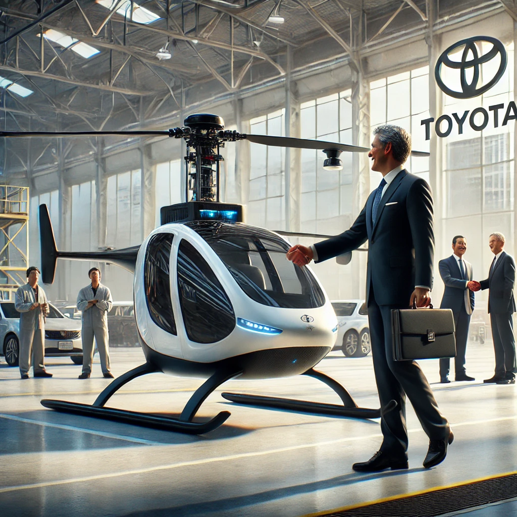 Toyota renforce son investissement dans les taxis aériens