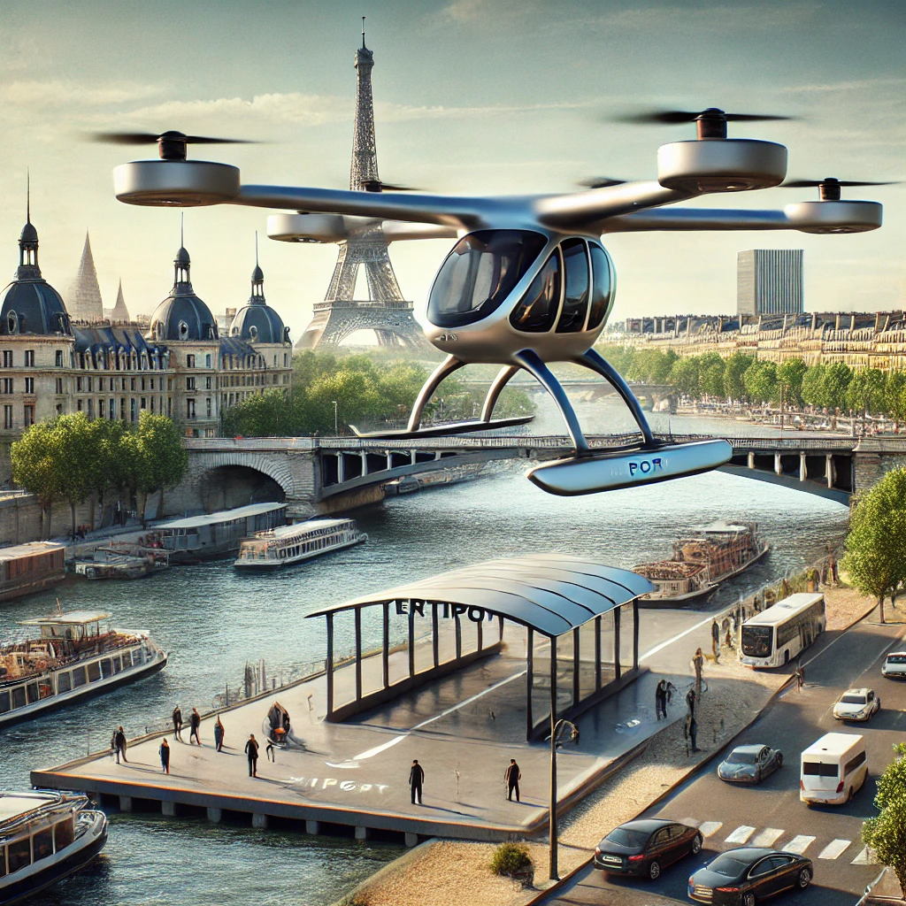 Annulation du projet de taxis volants à Paris