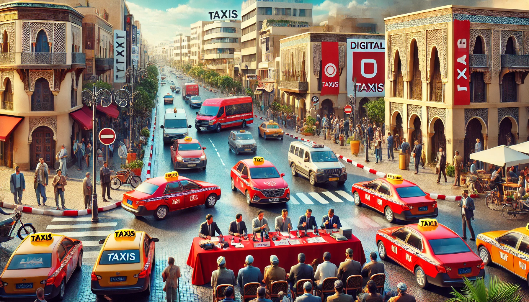 Les taxis marocains face à la concurrence des VTC