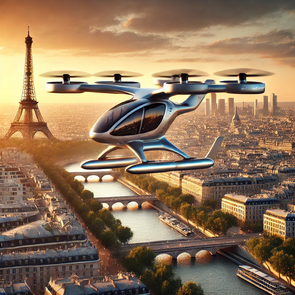 France : Accord pour le lancement des taxis volants en Île-de-France