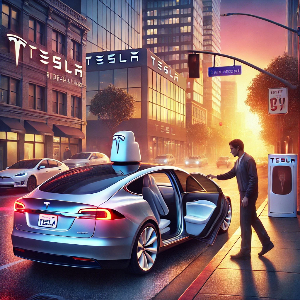 Tesla lance son service de VTC en Californie