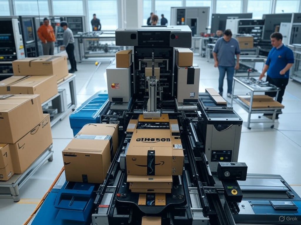 Amazon automatise l’emballage pour moins de déchets