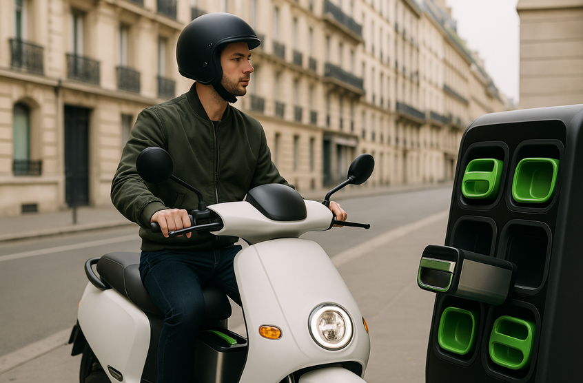 France – Heetch relance les scooters électriques à batteries échangeables
