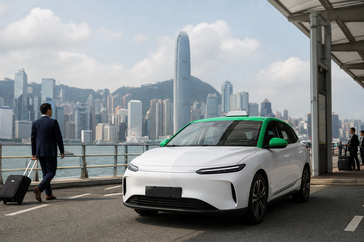 Chine : lancement d'un nouveau taxi électrique à Hong Kong